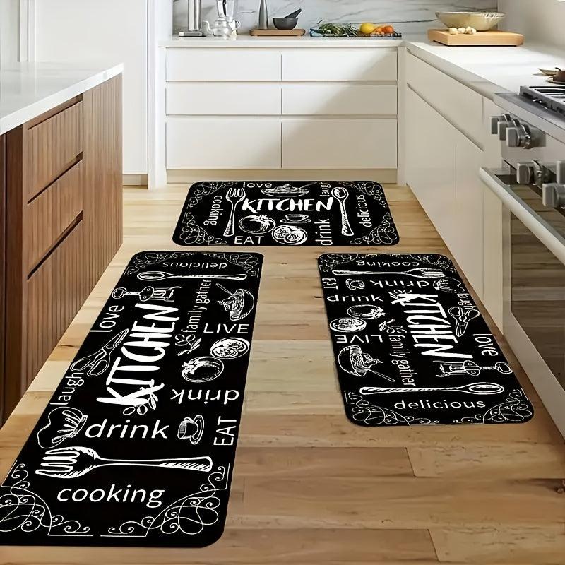 Anti Fatigue Kitchen Mat Thick Cushioned Kitchen Rug Waterproof Carpet