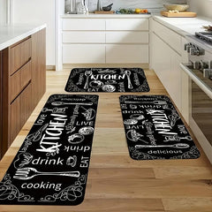 Anti Fatigue Kitchen Mat Thick Cushioned Kitchen Rug Waterproof Carpet