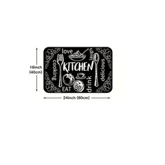 Anti Fatigue Kitchen Mat Thick Cushioned Kitchen Rug Waterproof Carpet