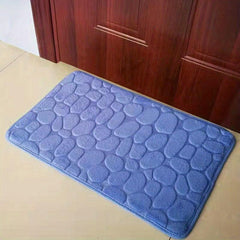 Coral Fleece Memory Cotton Foot Pad, Thickened Absorbent Floor Mat