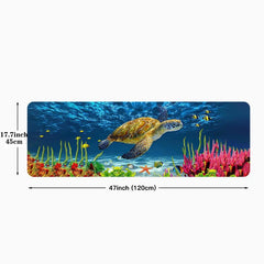 Quick Drying Turtle Pattern Bathroom Mat Anti Slip Floor Mat