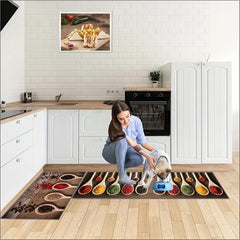 Soft Spices Kitchen Mat Anti Slip Hallway Balcon Carpet