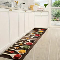 Soft Spices Kitchen Mat Anti Slip Hallway Balcon Carpet