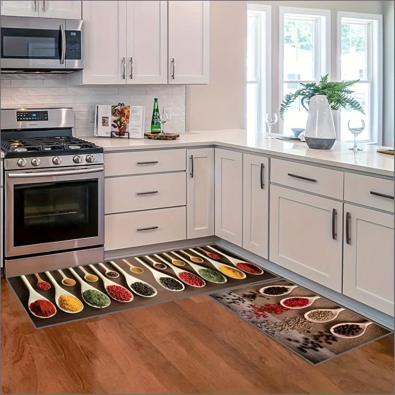Soft Spices Kitchen Mat Anti Slip Hallway Balcon Carpet