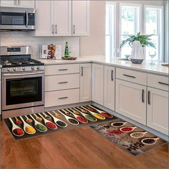 Soft Spices Kitchen Mat Anti Slip Hallway Balcon Carpet