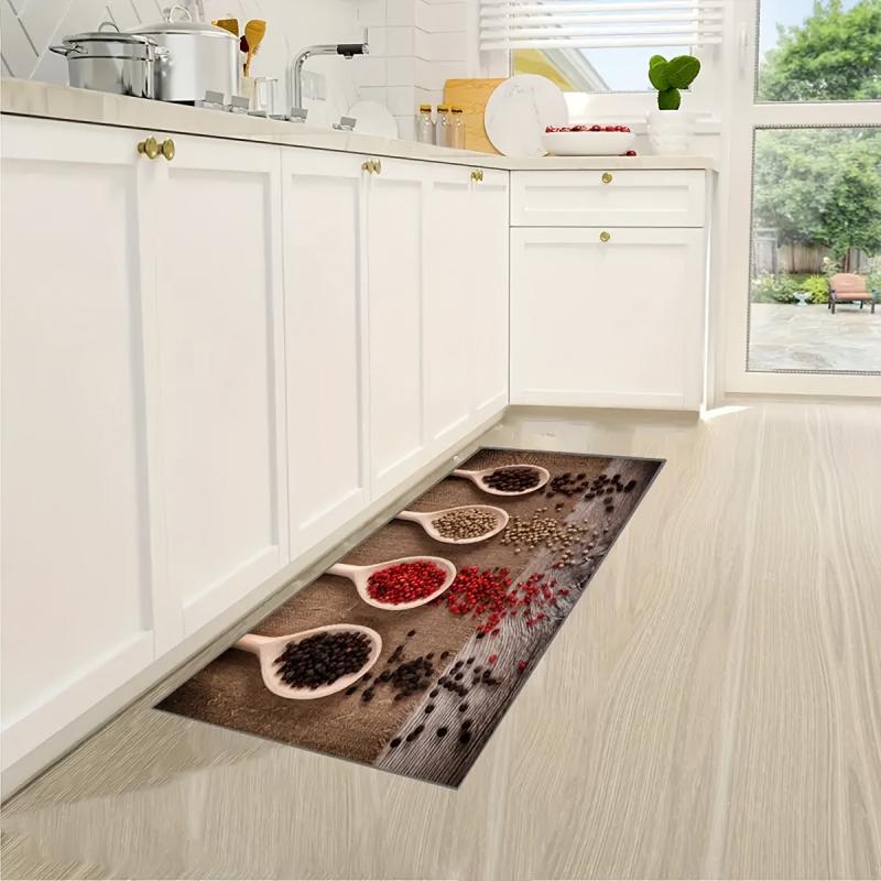 Soft Spices Kitchen Mat Anti Slip Hallway Balcon Carpet