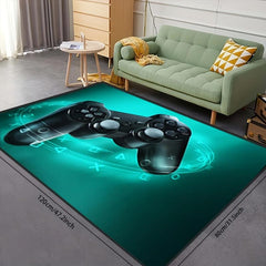 Non Slip 3D Gaming Rug for Boys Comfy and Durable Carpet for Gaming