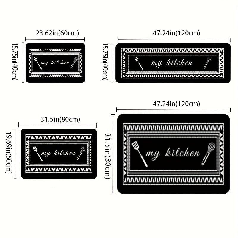 Anti-fatigue Kitchen Mat Anti-slip Absorbent Bath Mat