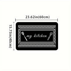 Anti-fatigue Kitchen Mat Anti-slip Absorbent Bath Mat