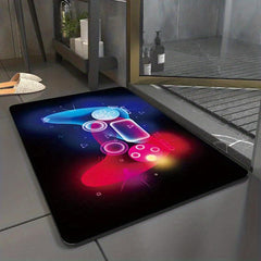 Teen Boys 3D Gaming Rug Non-slip Gamepad Carpet