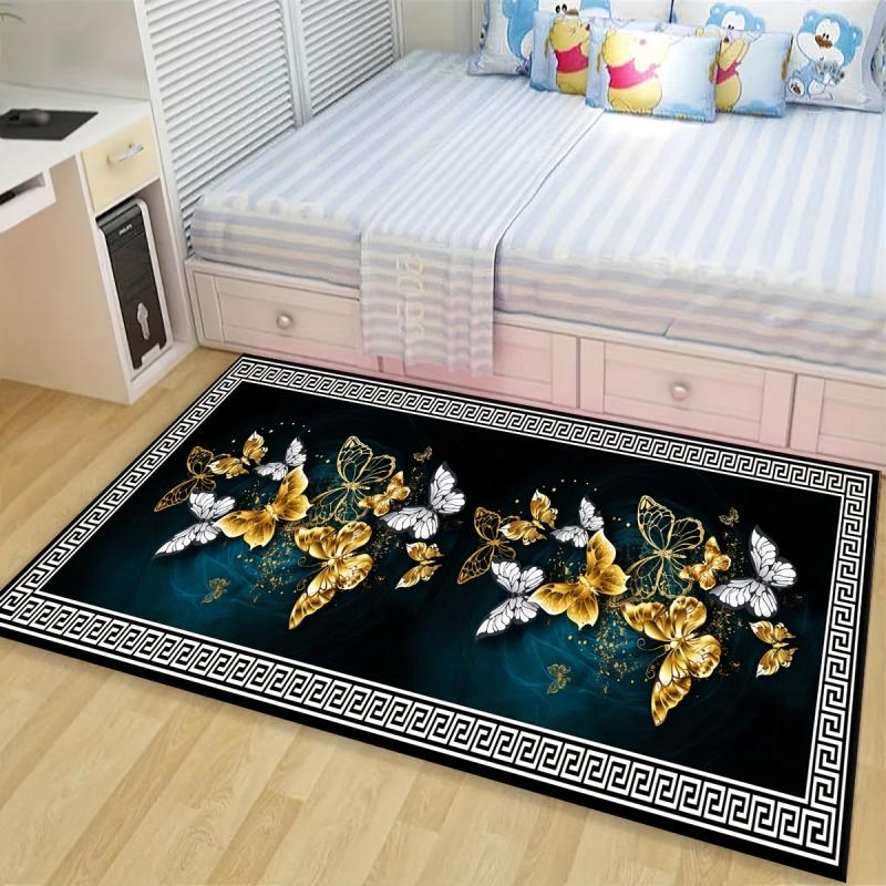 Floral Hallway Rug Upholstered Anti Fatigue Kitchen Rug Set