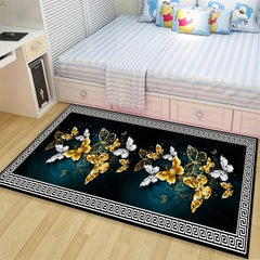 Floral Hallway Rug Upholstered Anti Fatigue Kitchen Rug Set