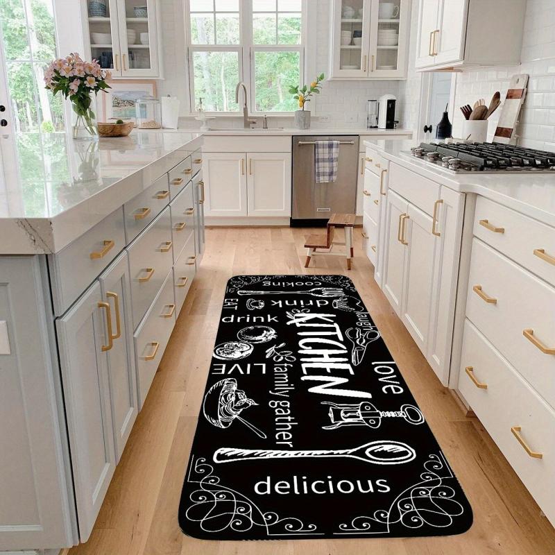 Non Slip Kitchen Bathroom Floor Mat Soft Waterproof Machine Washable
