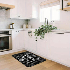 Non Slip Kitchen Bathroom Floor Mat Soft Waterproof Machine Washable