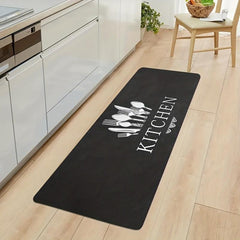 Kitchen Print Mat - Anti Slip Polyester Carpet