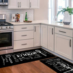 Heavy Duty Non Slip Kitchen Rug Waterproof Machine Washable
