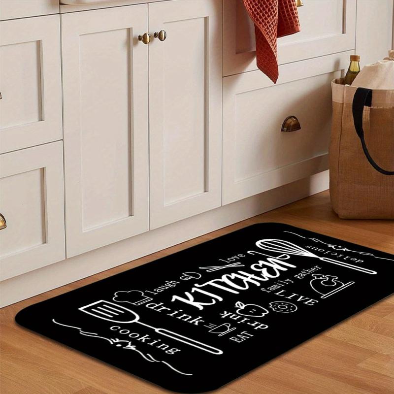 Heavy Duty Non Slip Kitchen Rug Waterproof Machine Washable