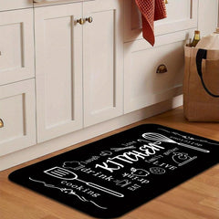 Heavy Duty Non Slip Kitchen Rug Waterproof Machine Washable