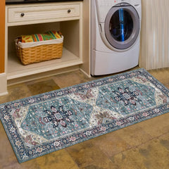 Vintage Boho Persian Runner Rug Soft Non Slip Machine Washable 2'x10'