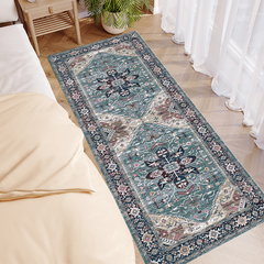 Vintage Boho Persian Runner Rug Soft Non Slip Machine Washable 2'x10'