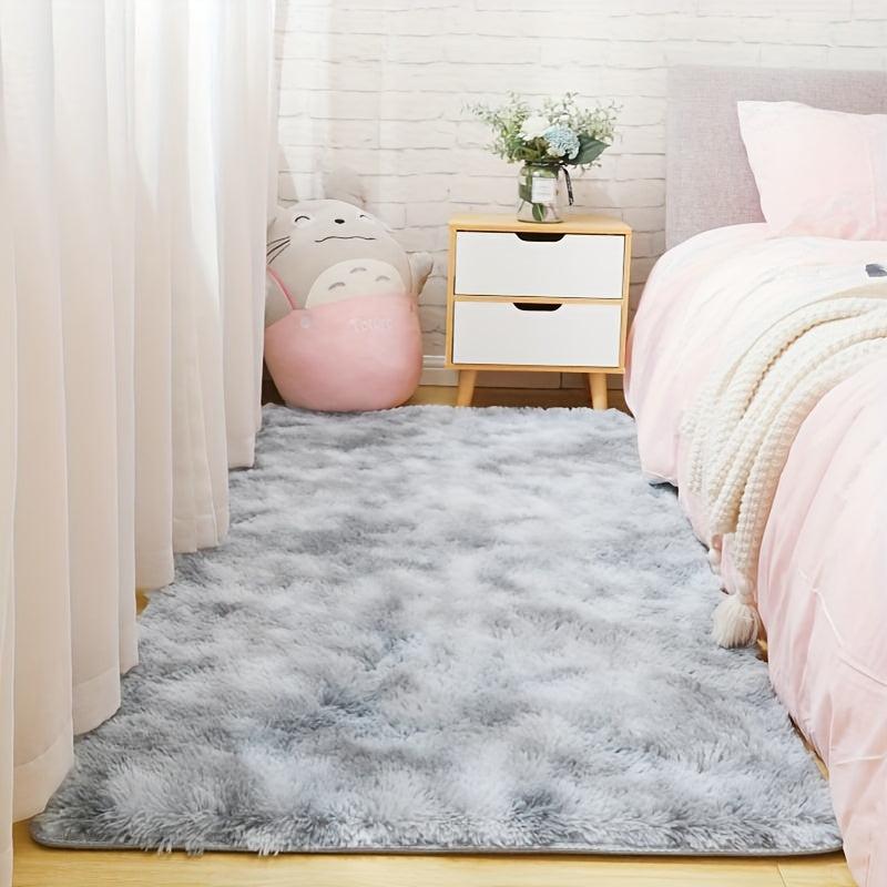 Soft Fuzzy Shaggy Rugs for Girls Bedroom - Fluffy Area Rug for Kids Room