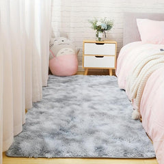 Soft Fuzzy Shaggy Rugs for Girls Bedroom - Fluffy Area Rug for Kids Room