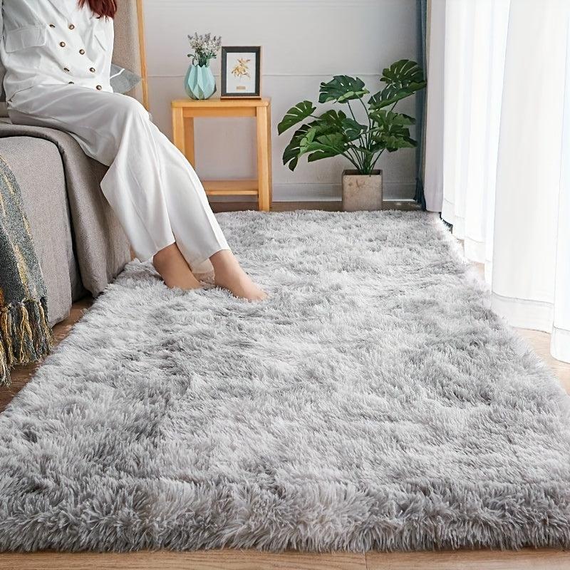 Soft Fuzzy Shaggy Rugs for Girls Bedroom - Fluffy Area Rug for Kids Room