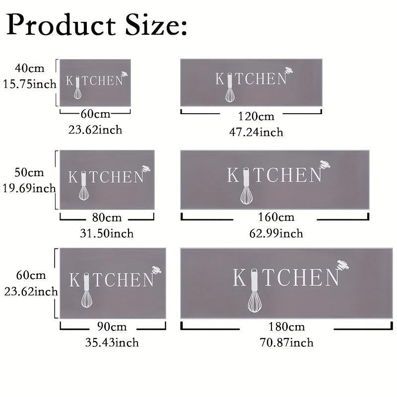 Soft Proof Kitchen Rug Non Slip Set Runner Rug Bedside Rug Washable Carpet