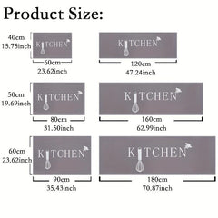 Soft Proof Kitchen Rug Non Slip Set Runner Rug Bedside Rug Washable Carpet