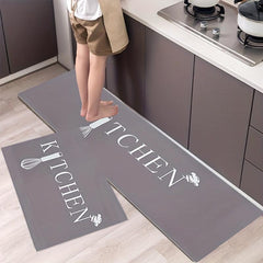 Soft Proof Kitchen Rug Non Slip Set Runner Rug Bedside Rug Washable Carpet