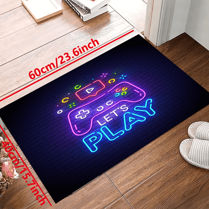 Large 3D Gaming Area Rug Machine Washable