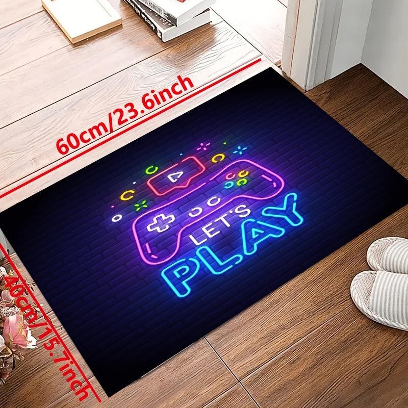 Large 3D Gaming Area Rug Machine Washable