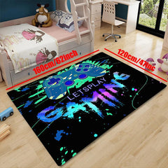 Non Slip Gamer Rug with Game Controller - Teen Room Decor