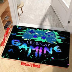Non Slip Gamer Rug with Game Controller - Teen Room Decor