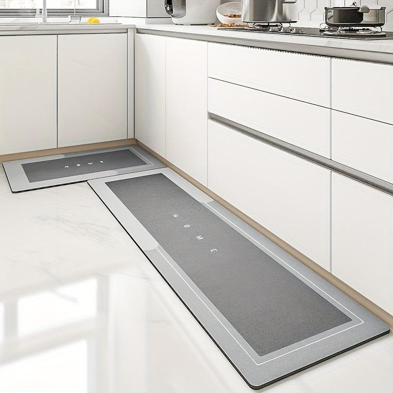 Soft Diatom Mud Kitchen Mat Non-slip Waterproof Runner Rug