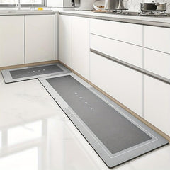 Soft Diatom Mud Kitchen Mat Non-slip Waterproof Runner Rug