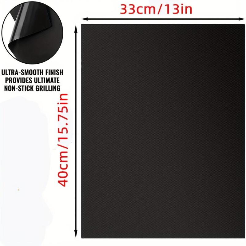 5pcs Non-Stick BBQ Grill Mat Baking Mat BBQ Tools Grilling Sheet Reusable Mats