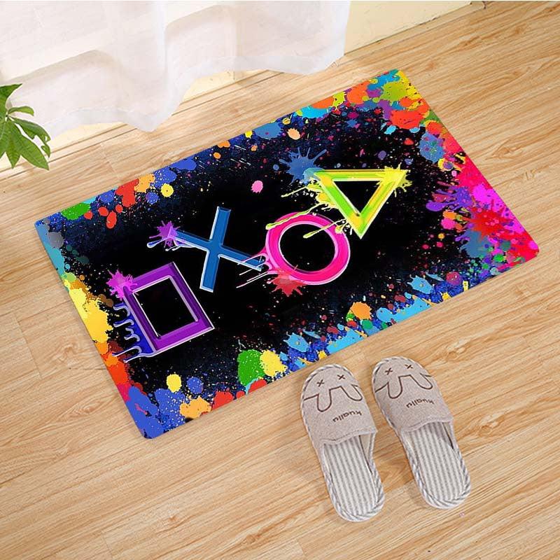 Gamer Rug Soft Floor Mat for Boys Video Game Decor Teens Toddlers