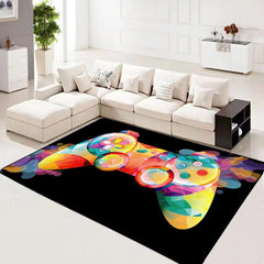 3D Game Controller Non Slip Rug - Boys Room Decor