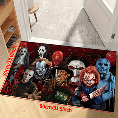 Halloween Area Rug Non Slip Waterproof Machine Washable