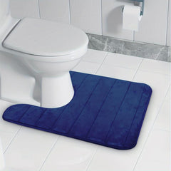 Soft Memory Foam Toilet Bath Mat U Shaped