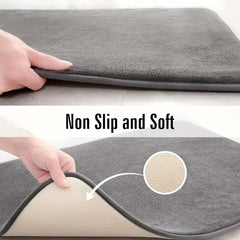 Soft Memory Foam Toilet Bath Mat U Shaped