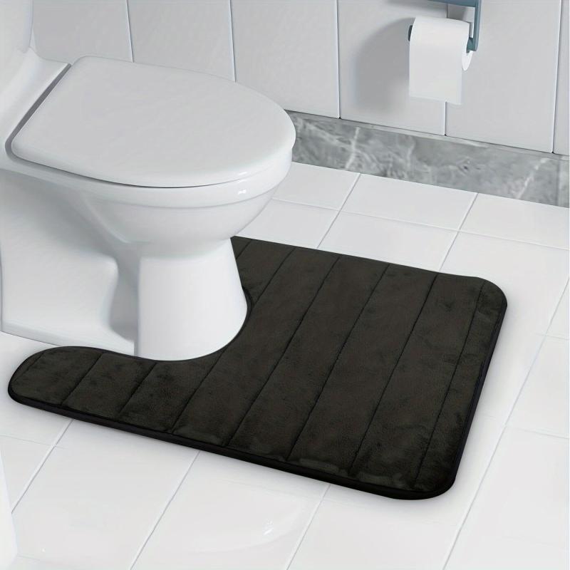 Soft Memory Foam Toilet Bath Mat U Shaped