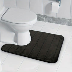 Soft Memory Foam Toilet Bath Mat U Shaped
