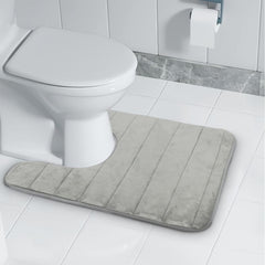 Soft Memory Foam Toilet Bath Mat U Shaped