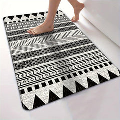 Non Slip Moroccan Area Rug Soft and Durable for Bathroom Kitchen Bedroom Living