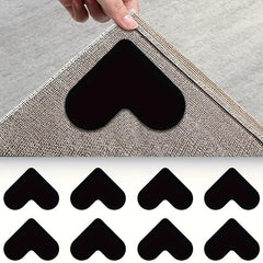 8pcs Anti Slip Carpet Mats for Tiling & Wood Flooring Stickers