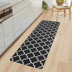 Red Kitchen Rug Printing Floor Mat Non-slip Indoor Doormat