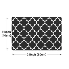 Red Kitchen Rug Printing Floor Mat Non-slip Indoor Doormat