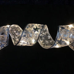 Christmas Ribbon With Light